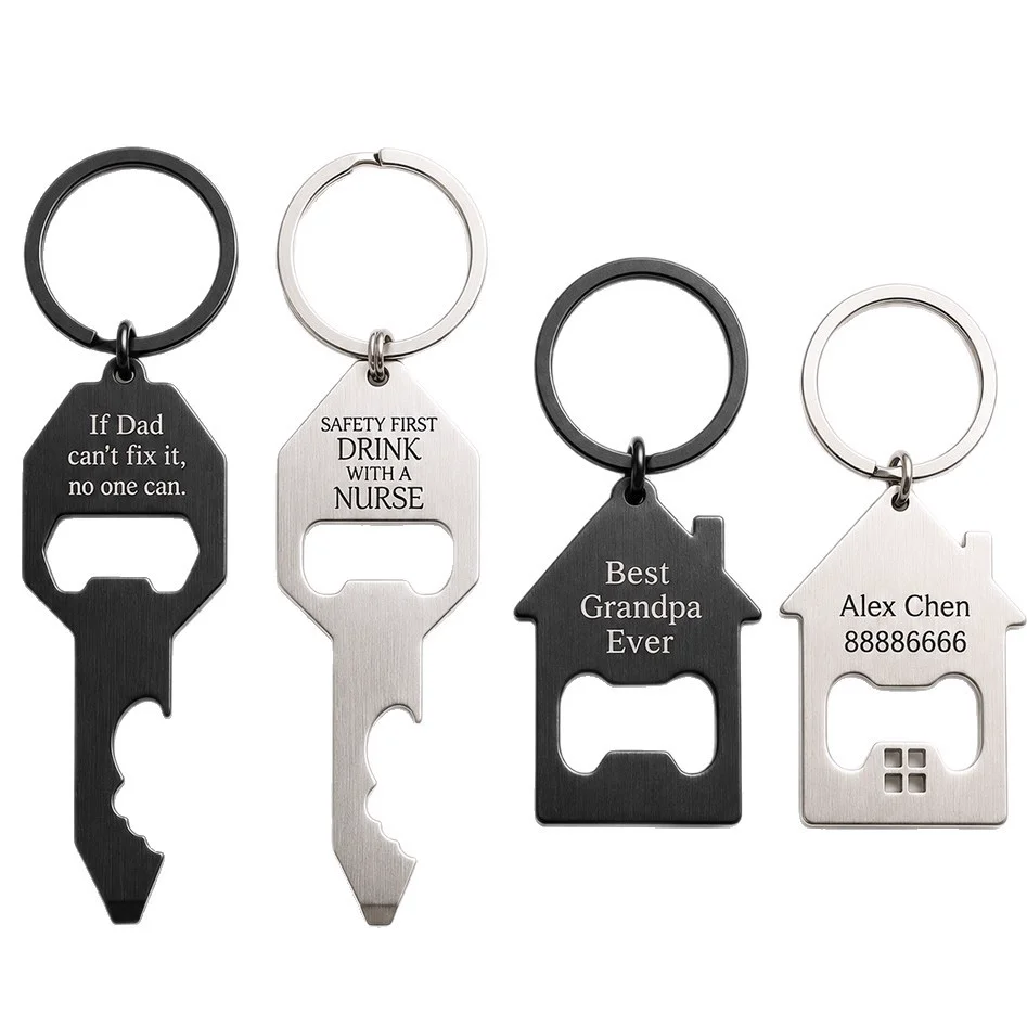 Custom Metal Keychain & Bottle Opener